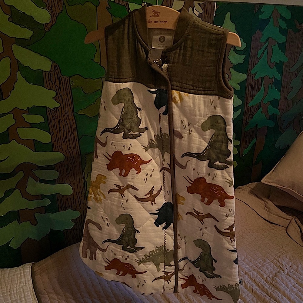 Little Unicorn Dinosaur sleep sack 0-6 months
